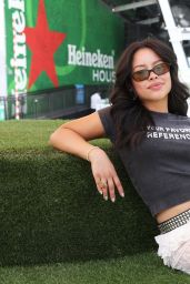 Cierra Ramirez Attends Heineken House Coachella Valley Music and Arts Festival
