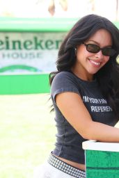 Cierra Ramirez Attends Heineken House Coachella Valley Music and Arts Festival