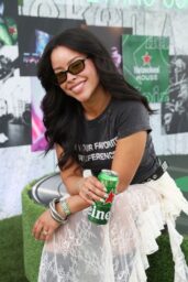 Cierra Ramirez Attends Heineken House Coachella Valley Music and Arts Festival
