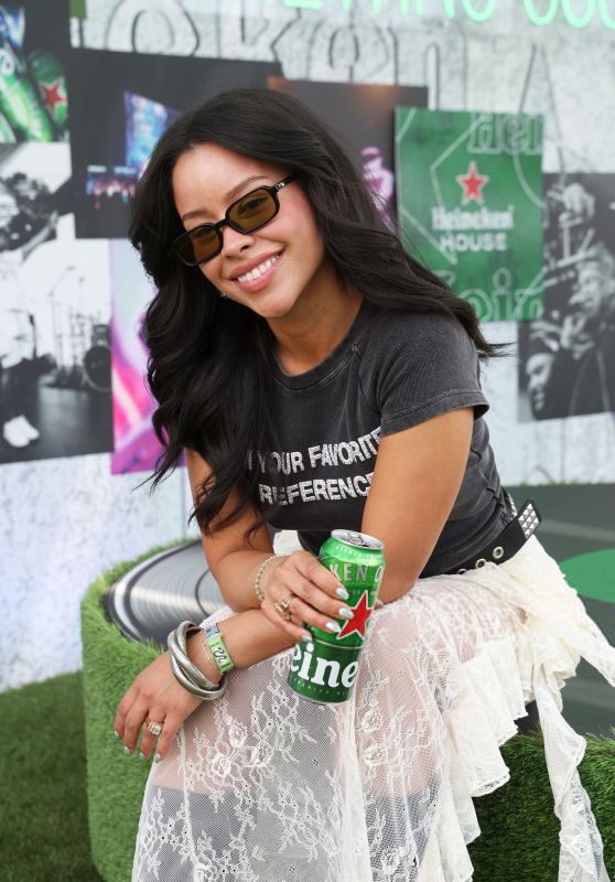 Cierra Ramirez Attends Heineken House Coachella Valley Music and Arts Festival