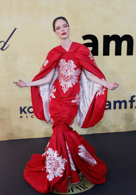 Coco Rocha attends 31st amfAR Gala in Cannes