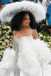 Diana Ross Returns to Met Gala in 18-Feet of Feathers