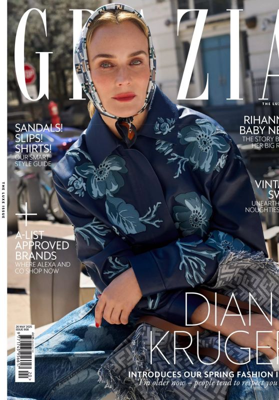 Diane Kruger Covers Grazia UK 05.26.2025 Issue