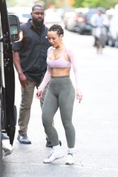 Doja Cat Steps Out in Sporty Chic Look in NYC 04.30.2025