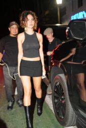 Eiza Gonzalez Steps Out in Miami in Sleek Black Ensemble
