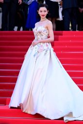 Elaine Zhong Debuts Fairytale Gown at Cannes 2025 Premiere