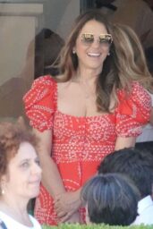 Elizabeth Hurley Rome Stroll with Son May 2025