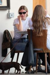 Ella Richards Enjoys Alfresco Drinks in Notting Hill