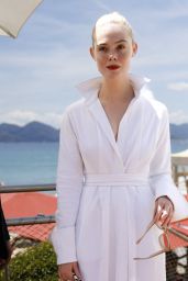 Elle Fanning Max Mara Shirtdress Cannes 2025 Style Reveal