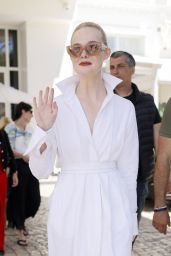 Elle Fanning Max Mara Shirtdress Cannes 2025 Style Reveal