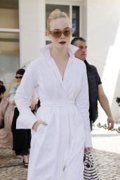 Elle Fanning Max Mara Shirtdress Cannes 2025 Style Reveal