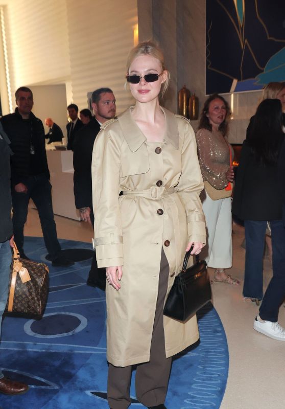 Elle Fanning’s Cartier Sunglasses & Shushu/Tong Trench at Cannes 2025