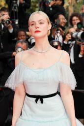 Elle Fanning Wears Chanel Couture at Cannes 2025