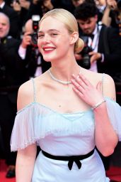 Elle Fanning Wears Chanel Couture at Cannes 2025