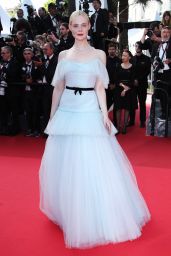 Elle Fanning Wears Chanel Couture at Cannes 2025