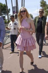 Elle Fanning Wears Chanel Minidress at Cannes 2025