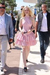 Elle Fanning Wears Chanel Minidress at Cannes 2025