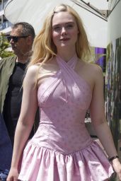 Elle Fanning Wears Chanel Minidress at Cannes 2025