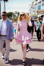 Elle Fanning Wears Chanel Minidress at Cannes 2025
