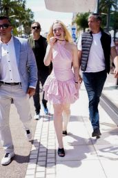 Elle Fanning Wears Chanel Minidress at Cannes 2025