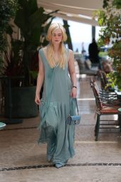 Elle Fanning Wears Custom Coach at Cannes 2025