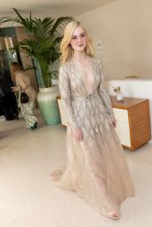 Elle Fanning Wears Custom Valentino at Cannes 2025