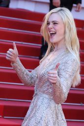 Elle Fanning Wears Custom Valentino at Cannes 2025