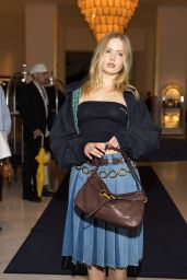 Ellie Bamber - attends "Grande Envie" Miu Miu Lunch