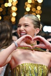 Ellie Thumann Debuts White Gown at Cannes 2025