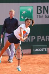Emma Raducanu French Open Practice Paris 2025