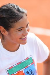 Emma Raducanu French Open Practice Paris 2025