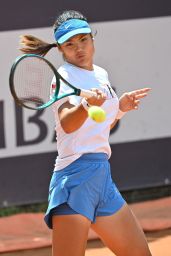 Emma Raducanu Practices at Italian Open Rome May 2025