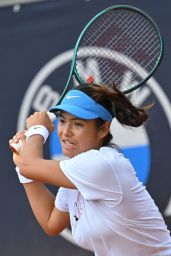 Emma Raducanu Practices at Italian Open Rome May 2025