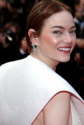 Emma Stone Wears Louis Vuitton at Cannes Film Festival Premiere