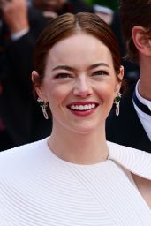 Emma Stone Wears Louis Vuitton at Cannes Film Festival Premiere