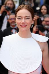 Emma Stone Wears Louis Vuitton at Cannes Film Festival Premiere