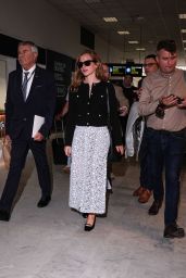 Emma Watson Channels Chic Minimalism Nice Airport Cannes 2025
