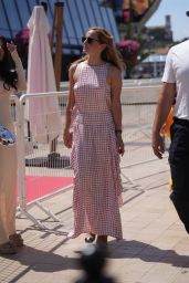 Emma Watson Wears Chanel Plaid Dress at Cannes 2025