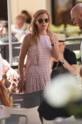 Emma Watson Wears Chanel Plaid Dress at Cannes 2025