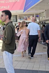 Emma Watson Wears Chanel Plaid Dress at Cannes 2025