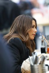 Eva Longoria Paris Style at Marche des Enfants Rouge