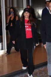 Eva Longoria Turns Heads at Cannes Late Arrival