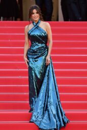 Eva Longoria Wows in Teal at Cannes 2025