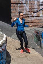 Gal Gadot Filming Intense Chase Scene for ‘Runner’ in London