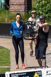 Gal Gadot Filming Intense Chase Scene for ‘Runner’ in London