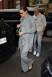 Gigi Hadid NYC Street Style at Human Situation Exhibit