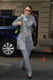 Gigi Hadid NYC Street Style at Human Situation Exhibit
