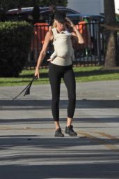 Gisele Bundchen Enjoys a Relaxed Stroll with Newborn in Miami