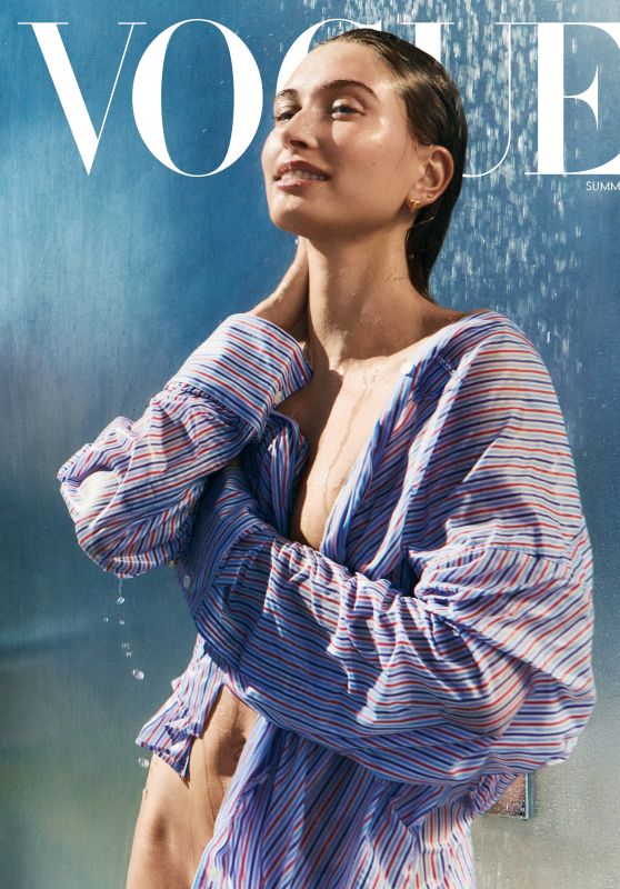Hailey Bieber Graces Vogue US Summer 2025 Cover
