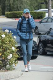 Haley Roberts Steps Out for a Call in Calabasas